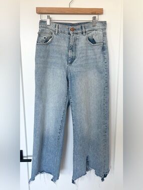 DL 1961 Hepburn Wide Leg High Rise Vintage Denim Jeans Indigo Blue Women’s 27